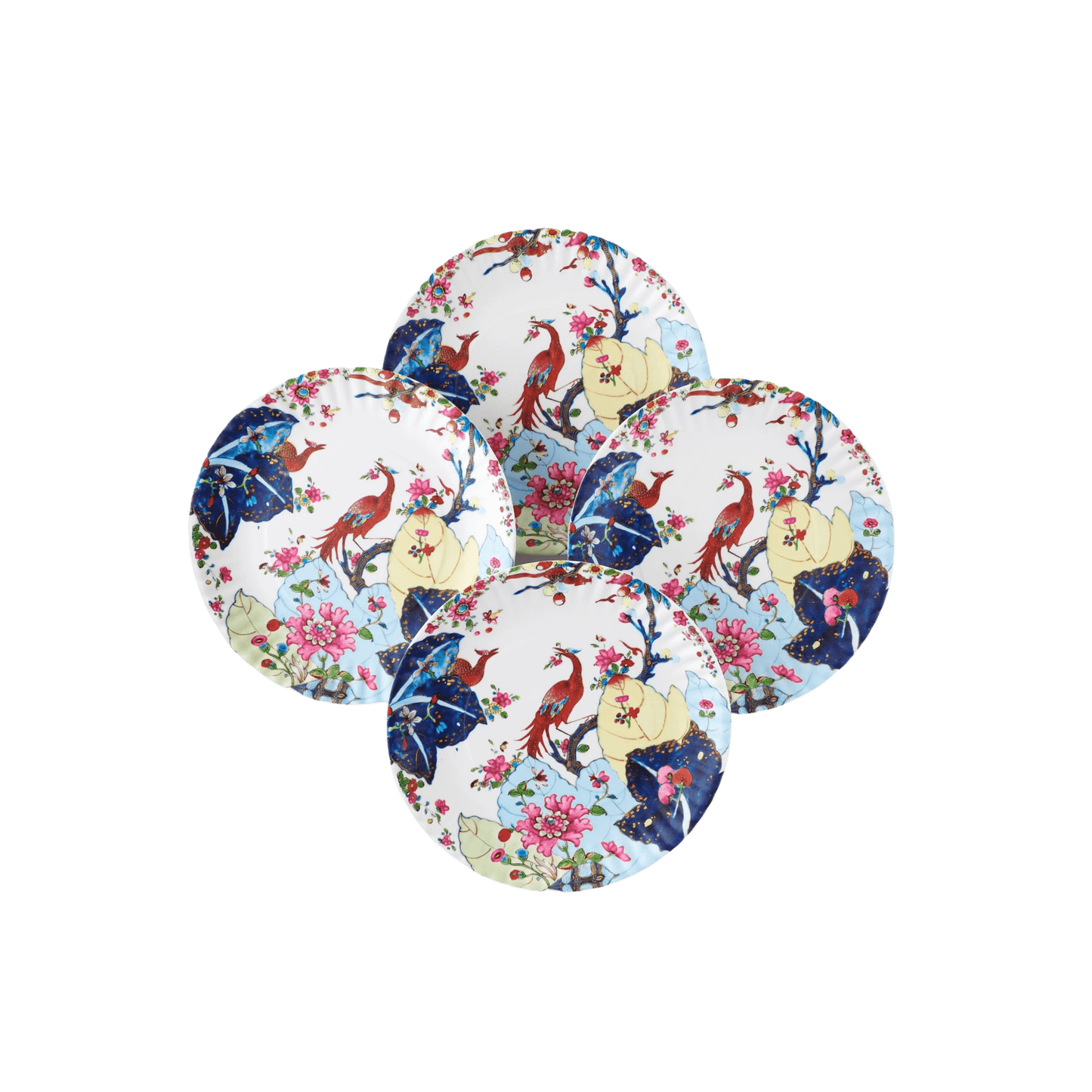 Tobacco Leaf Melamine "Paper" Plate Set of 4 - Hosted by Kelly Gaudreau