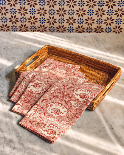 Toscana Red Napkins - Set of 4 - Hosted by Kelly Gaudreau
