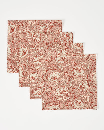 Toscana Red Napkins - Set of 4 - Hosted by Kelly Gaudreau