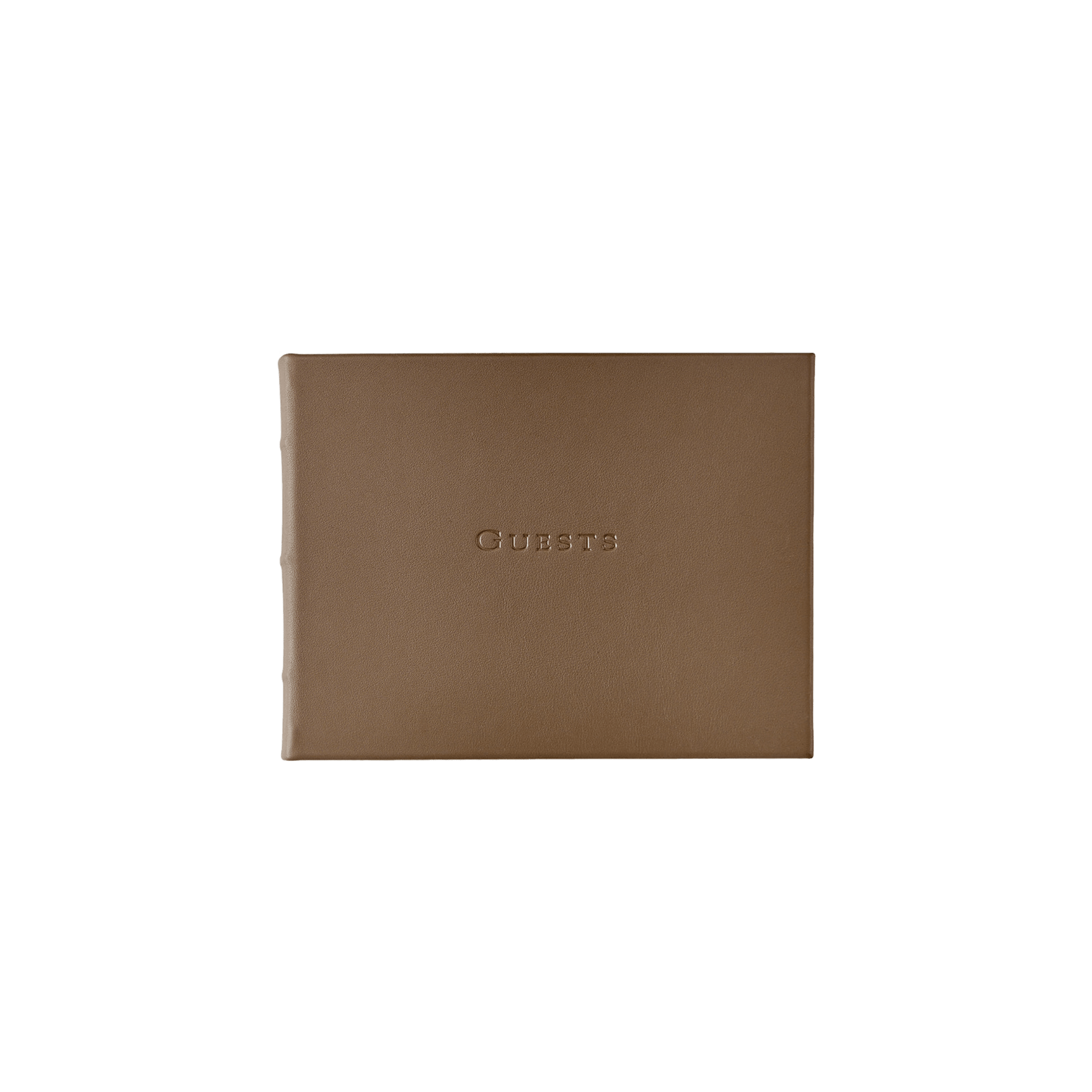Traditional Leather Guest Book - Hosted by Kelly Gaudreau