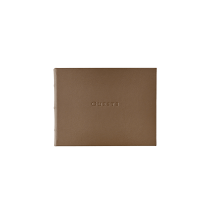 Traditional Leather Guest Book - Hosted by Kelly Gaudreau