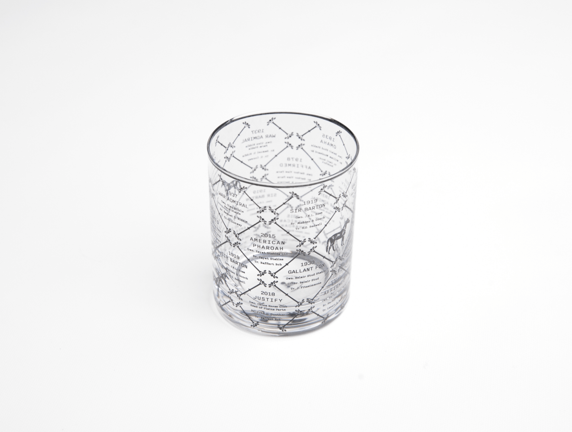 Triple Crown Champions Bourbon Glass Set of 4 - Hosted by Kelly Gaudreau