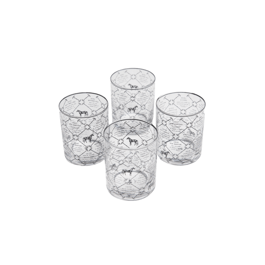 Triple Crown Champions Bourbon Glass Set of 4 - Hosted by Kelly Gaudreau