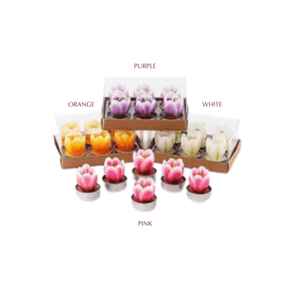Tulip Tea Lights Set of 6 - Hosted by Kelly Gaudreau