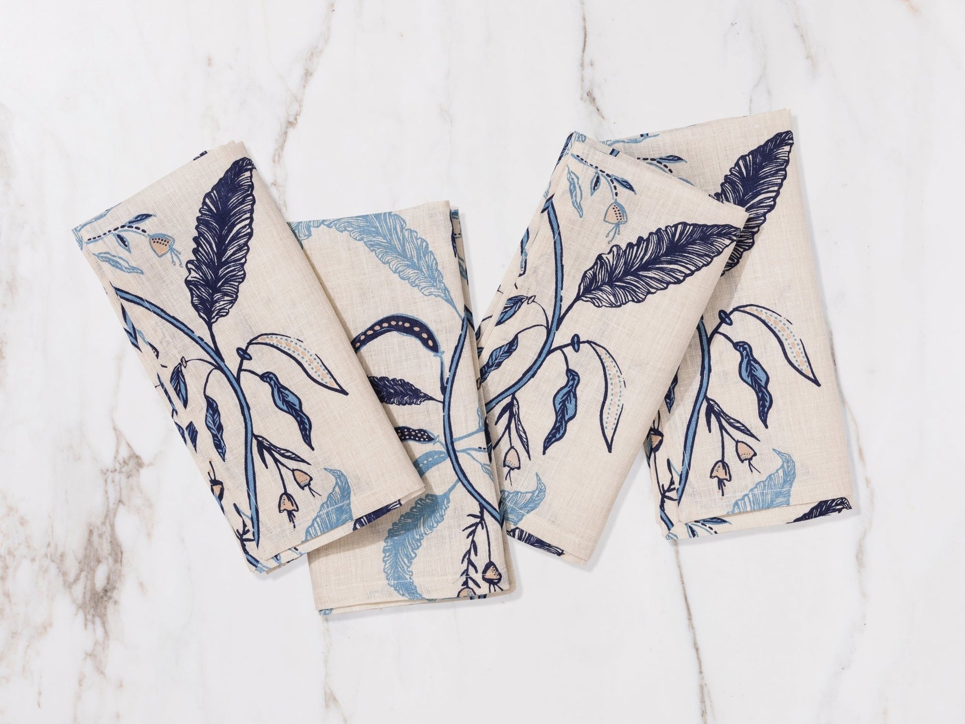 Tulleries Napkin - Lapis Set of 4 - Hosted by Kelly Gaudreau