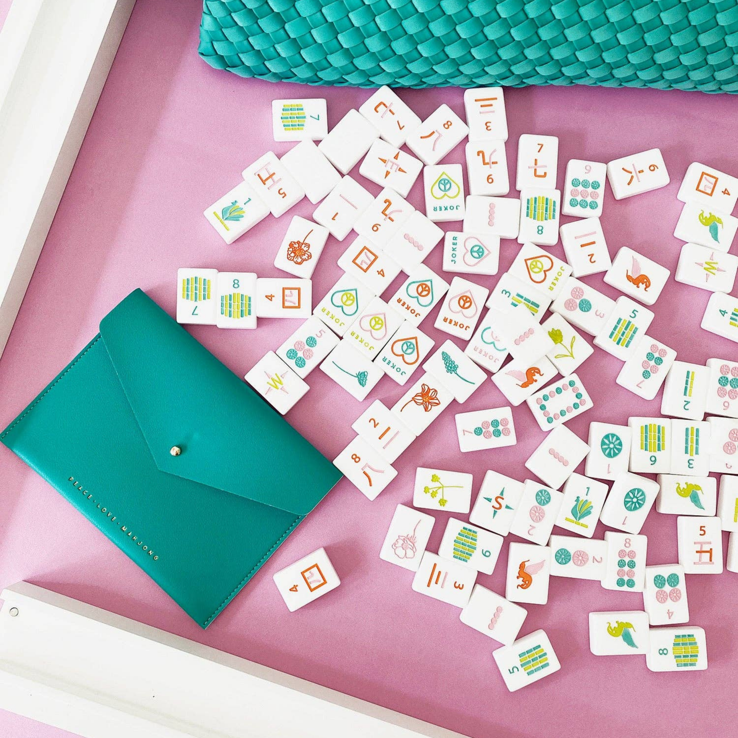 Large Mahjong Card Clutch