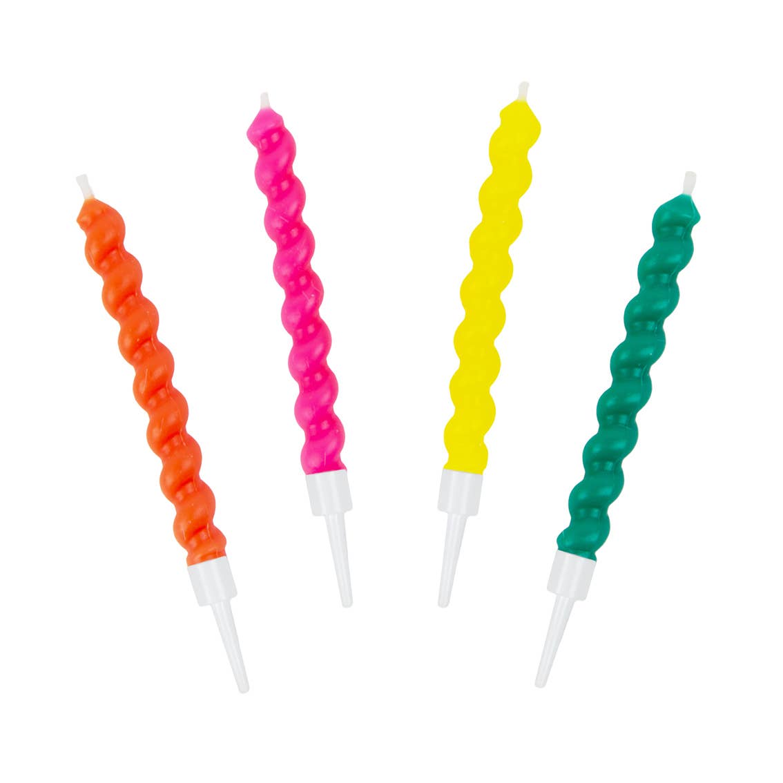 Twisted Rainbow Birthday Candles - 8 Pack - Hosted by Kelly Gaudreau