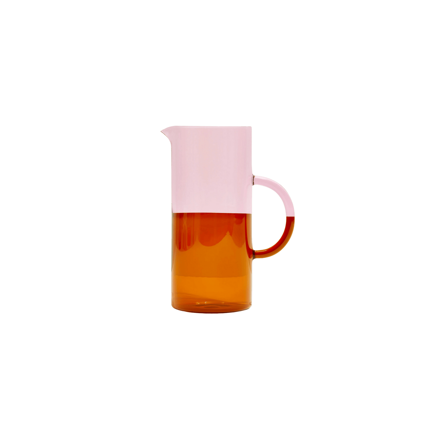 Two Tone Pitcher in Pink and Amber - Hosted by Kelly Gaudreau