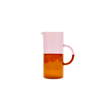 Two Tone Pitcher in Pink and Amber - Hosted by Kelly Gaudreau