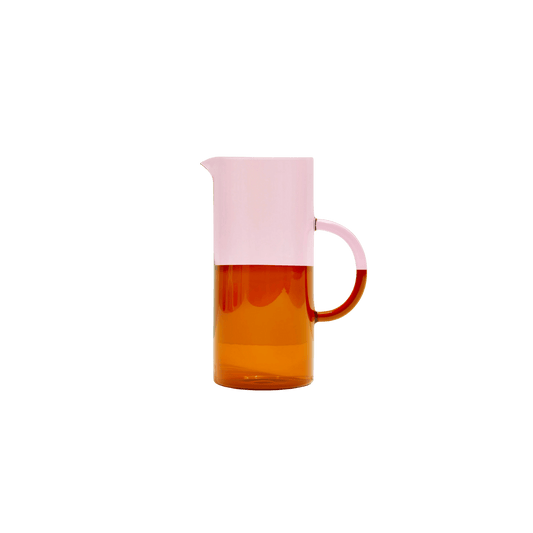 Two Tone Pitcher in Pink and Amber - Hosted by Kelly Gaudreau