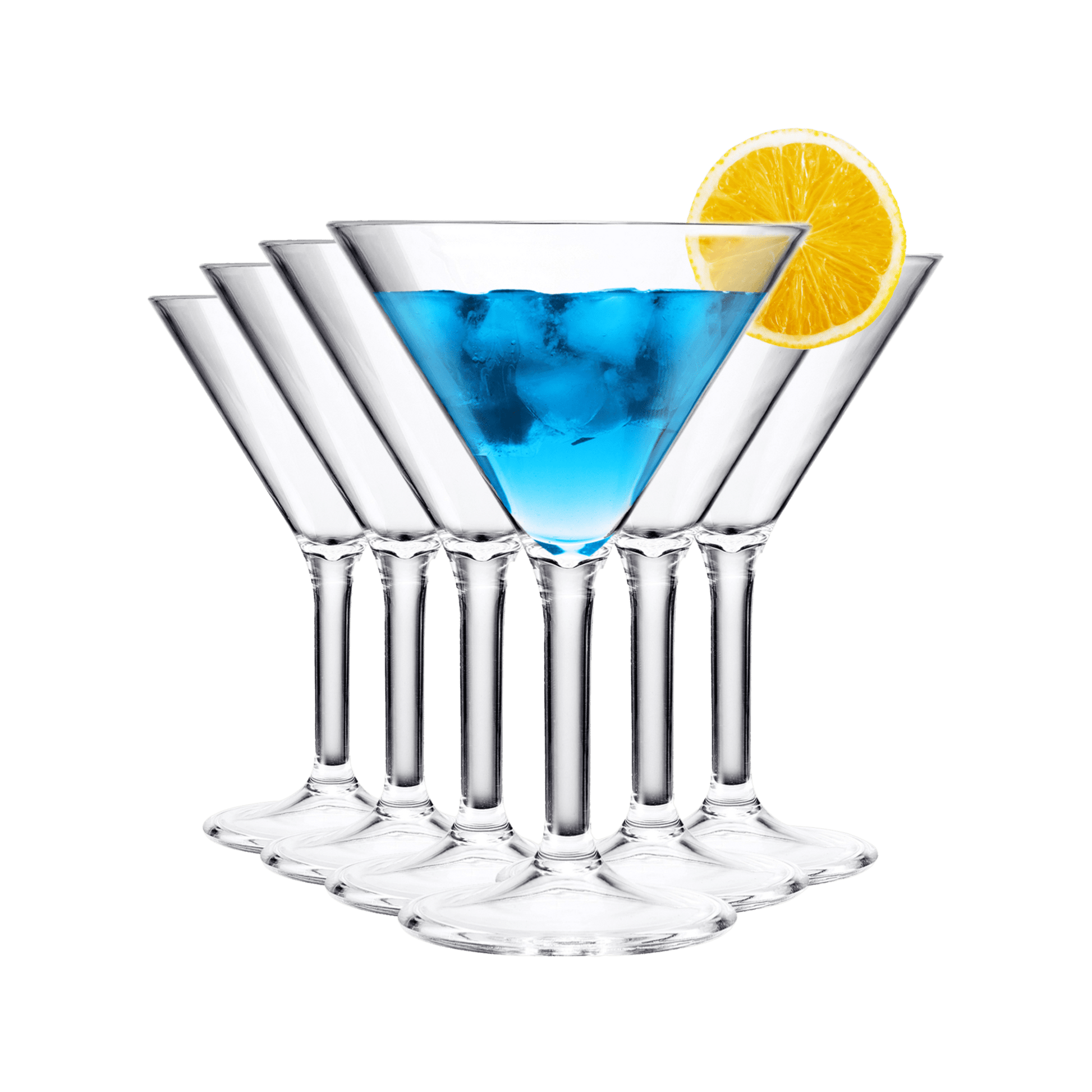 Unbreakable Acrylic Martini Glasses Set of 6 - Hosted by Kelly Gaudreau