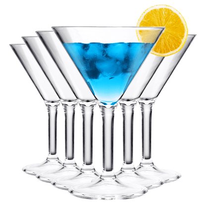 Unbreakable Acrylic Martini Glasses Set of 6 - Hosted by Kelly Gaudreau