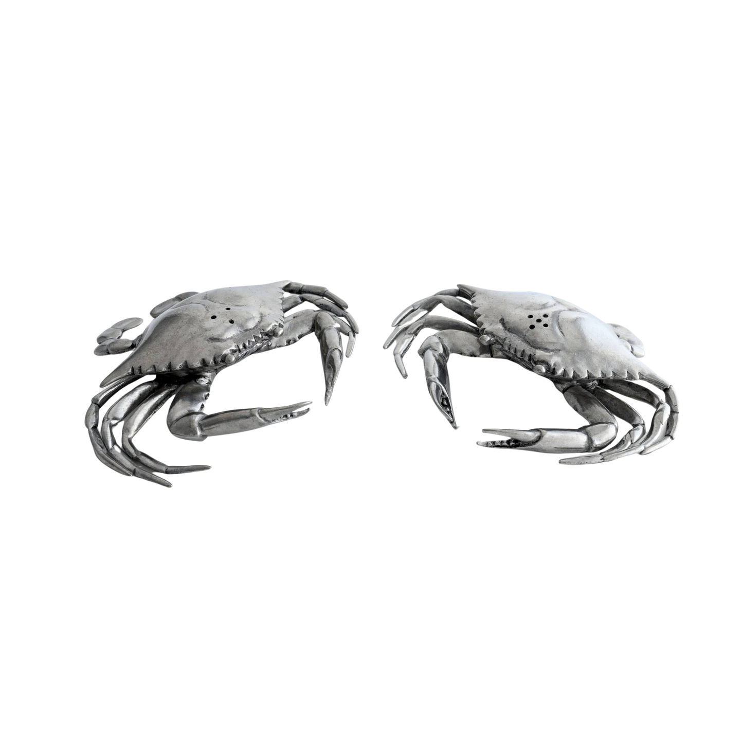 Pewter Blue Crabs Salt & Pepper Set