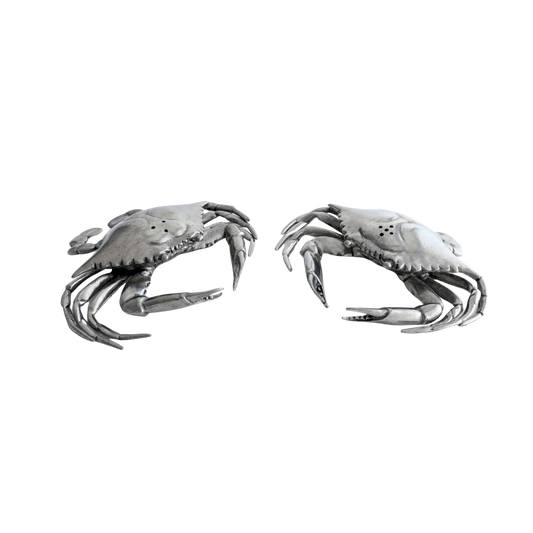 Pewter Blue Crabs Salt & Pepper Set