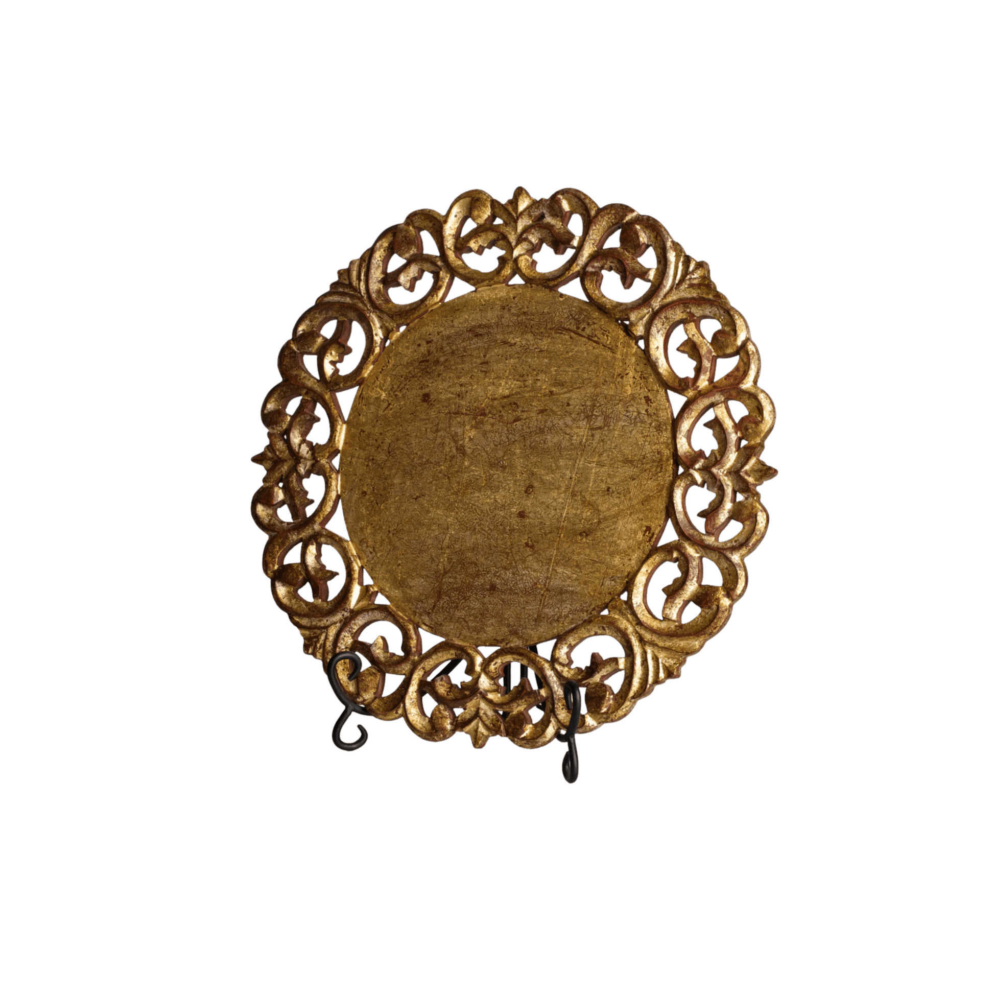 Vendome Round Placemat in Gold Rub Finish - Set of 4 - Hosted by Kelly Gaudreau