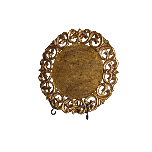 Vendome Round Placemat in Gold Rub Finish - Set of 4 - Hosted by Kelly Gaudreau