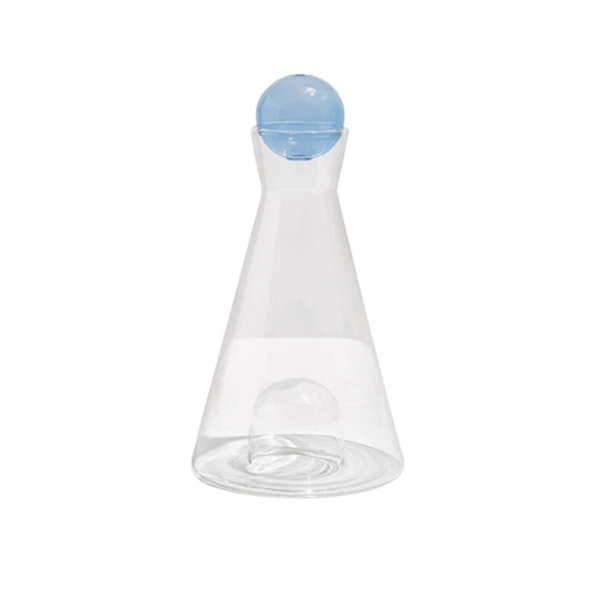 VICE VERSA CARAFE - CLEAR + BLUE - Hosted by Kelly Gaudreau