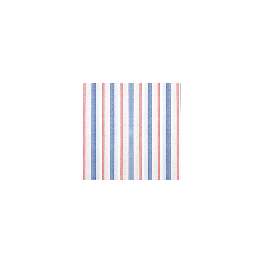 Papersoft Americana Stripe Cocktail Napkins - Pack of 20