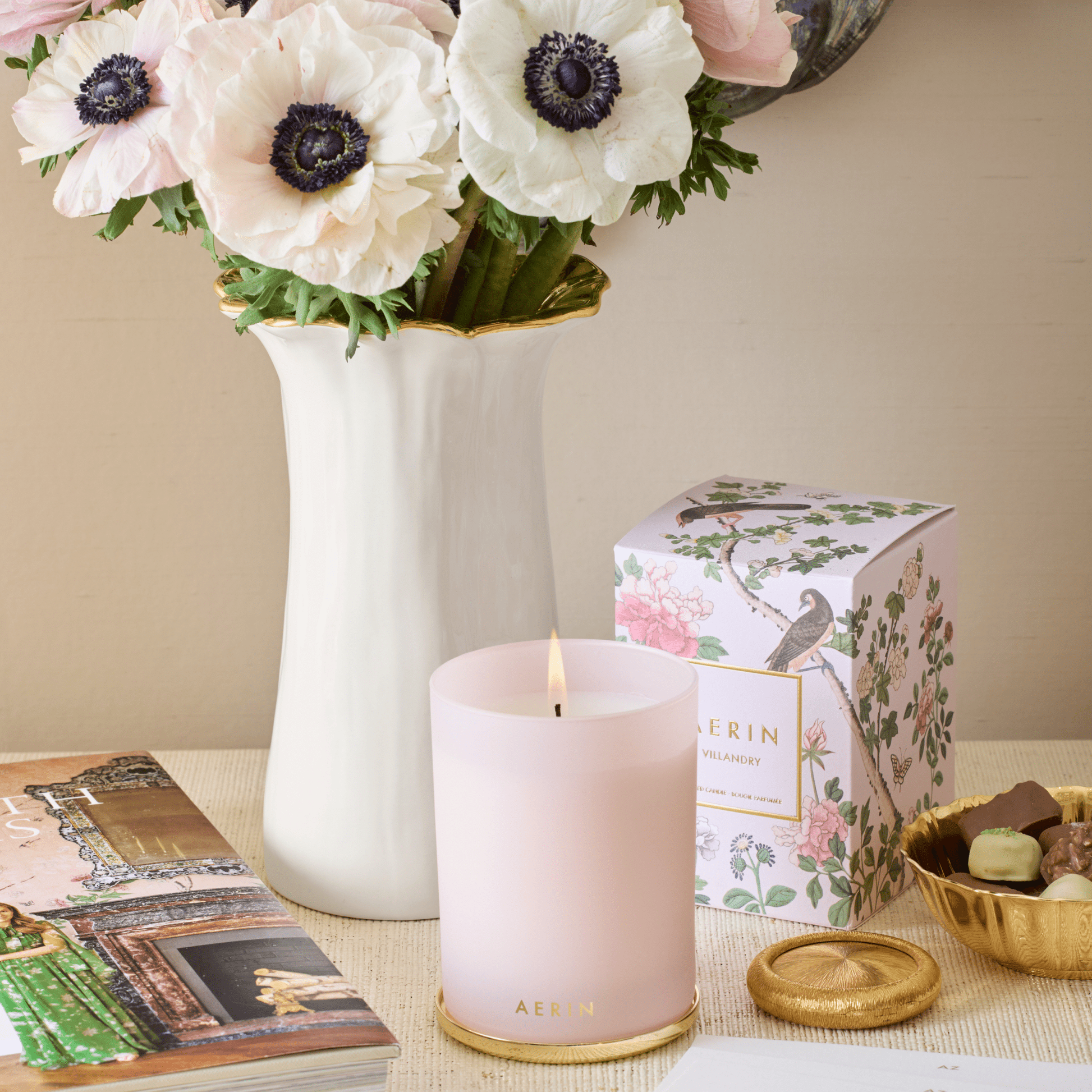 Villandry Rose 9.5 oz Candle - Hosted by Kelly Gaudreau