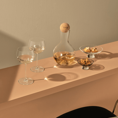 Vintage Bourgogne White Glasses - Set of 2 - Hosted by Kelly Gaudreau