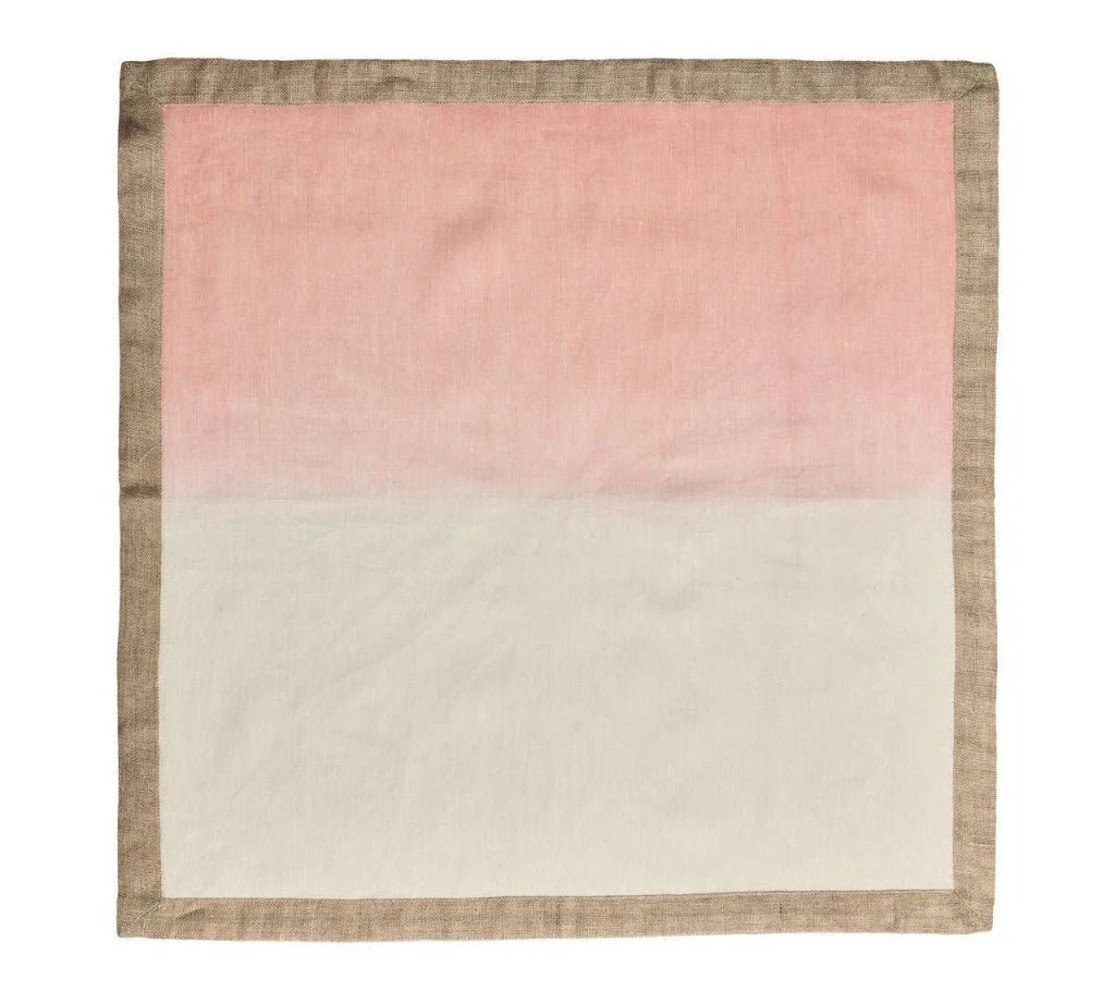 Warm Toned Dip Dye Napkins - Set of 4 - Hosted by Kelly Gaudreau