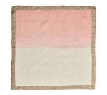 Warm Toned Dip Dye Napkins - Set of 4 - Hosted by Kelly Gaudreau