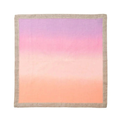 Warm Toned Dip Dye Napkins - Set of 4 - Hosted by Kelly Gaudreau