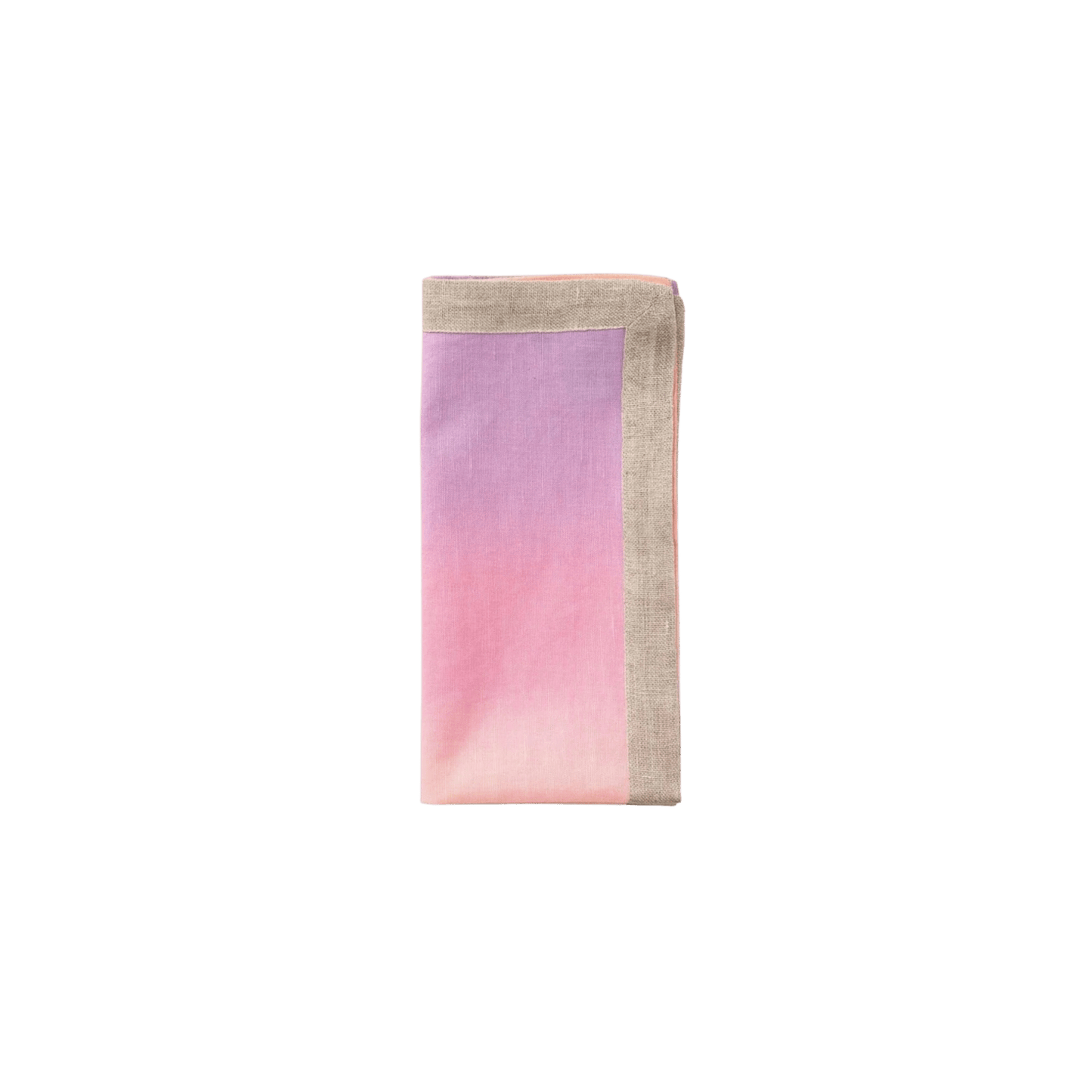 Warm Toned Dip Dye Napkins - Set of 4 - Hosted by Kelly Gaudreau