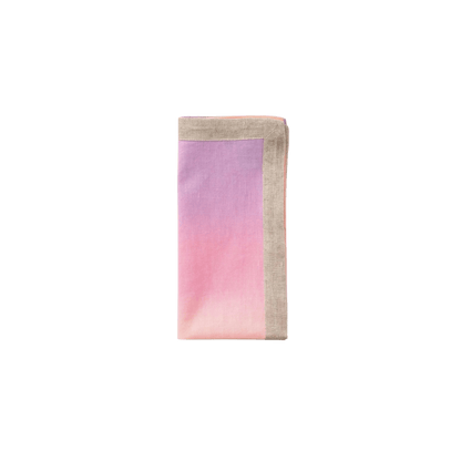 Warm Toned Dip Dye Napkins - Set of 4 - Hosted by Kelly Gaudreau