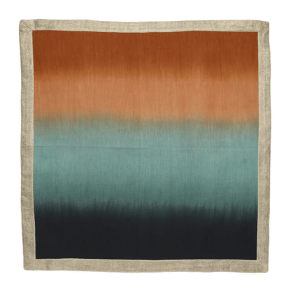 Warm Toned Dip Dye Napkins - Set of 4 - Hosted by Kelly Gaudreau