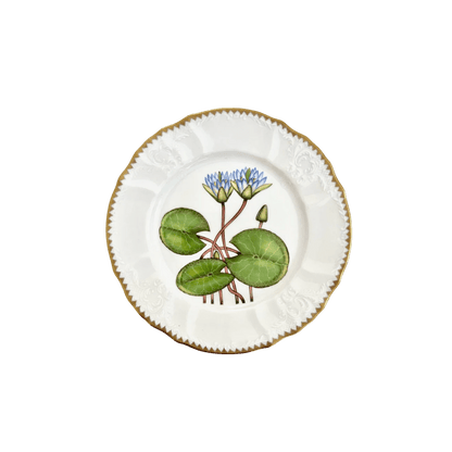 Waterlily Salad Plate with Border Design - Hosted by Kelly Gaudreau