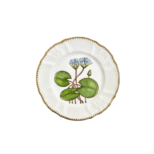 Waterlily Salad Plate with Border Design - Hosted by Kelly Gaudreau