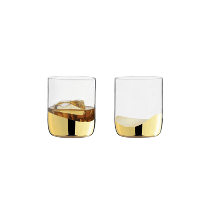Wave DOF Tumblers Gold - Set of 2 - Hosted by Kelly Gaudreau