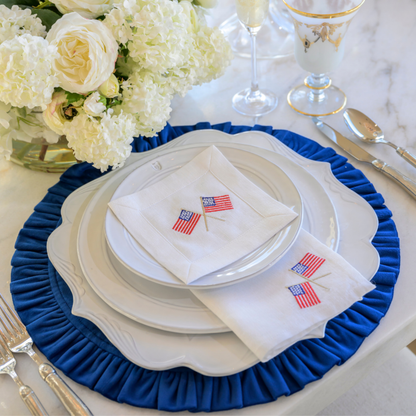 American Flags Cocktail Napkin - Set of 4