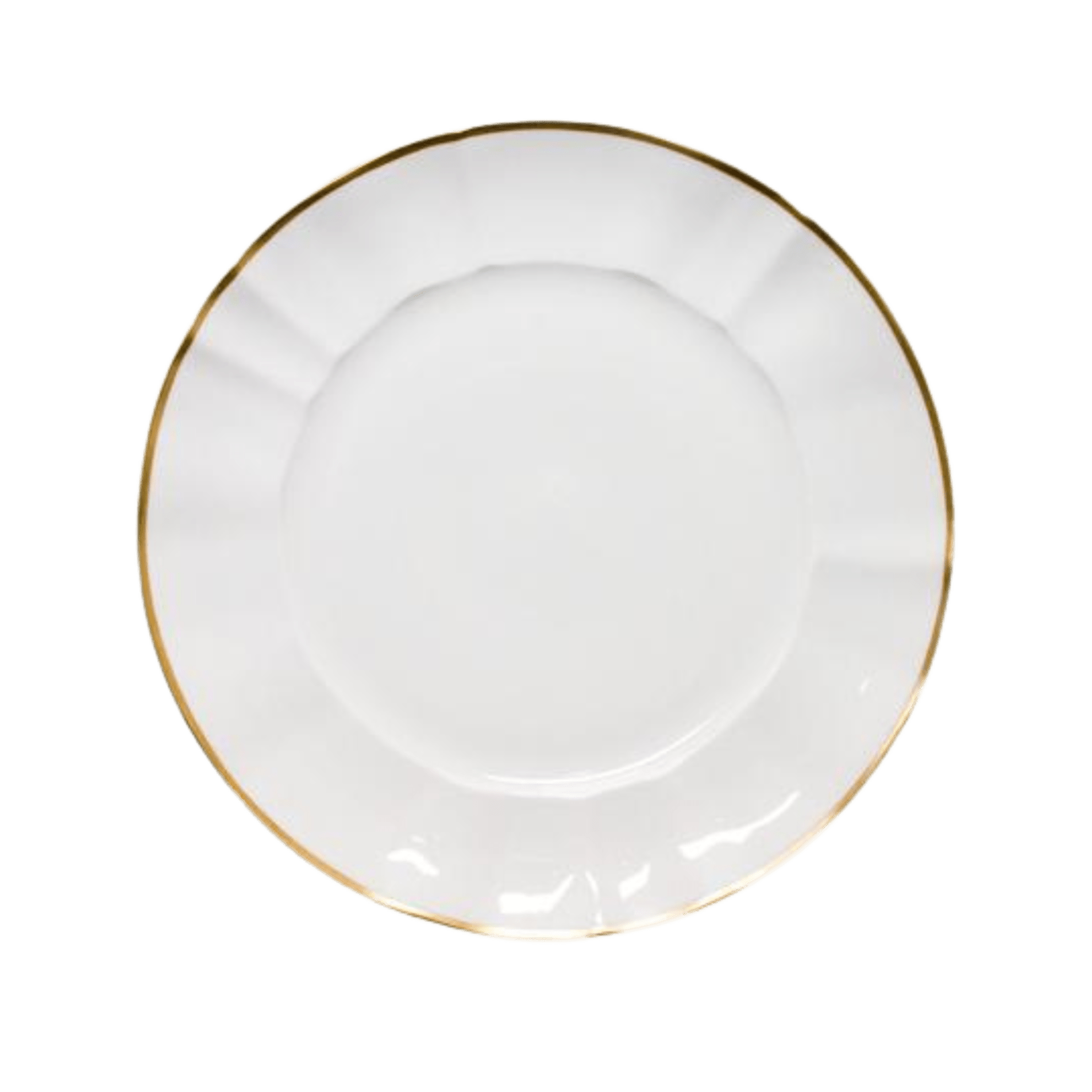 White Charger with Gold - Hosted by Kelly Gaudreau