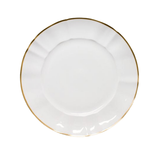 White Charger with Gold - Hosted by Kelly Gaudreau