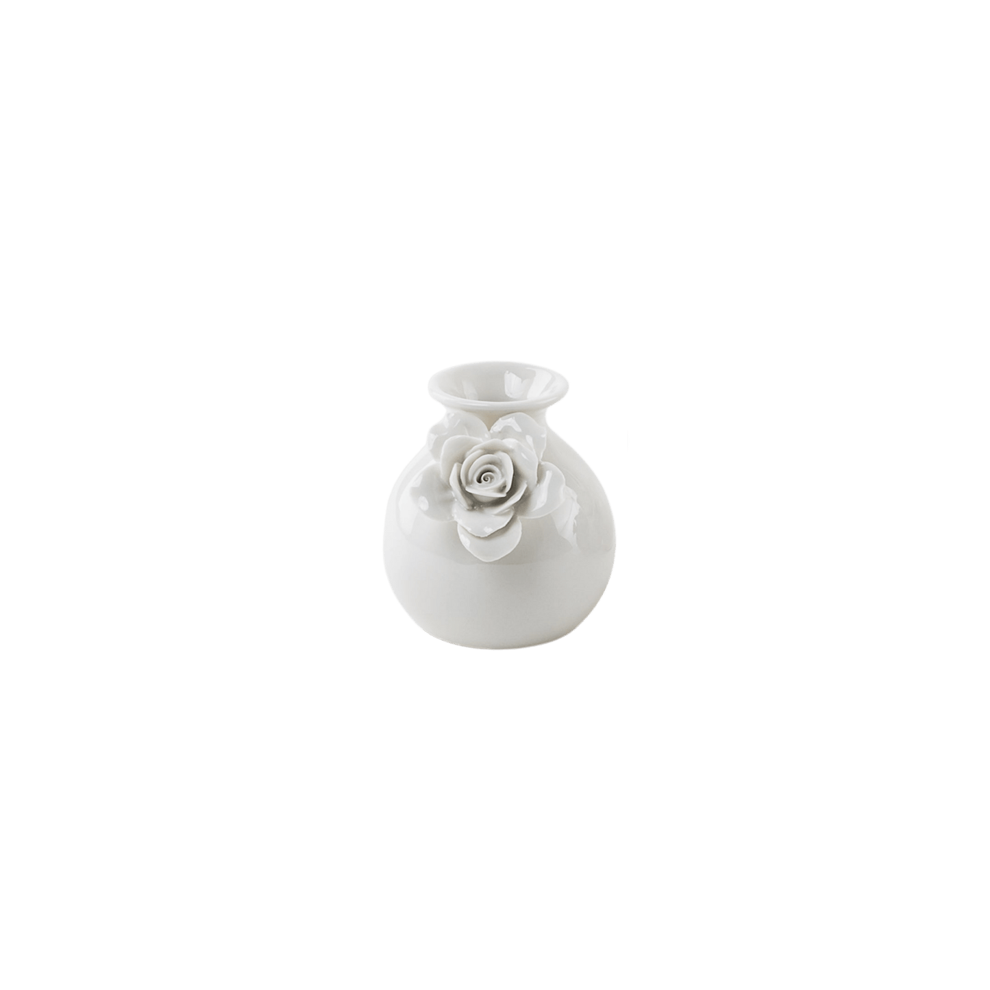 White Flower Vase - Small - Hosted by Kelly Gaudreau