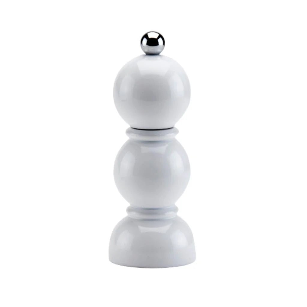 White Mini Bob Salt or Pepper Mill - Hosted by Kelly Gaudreau