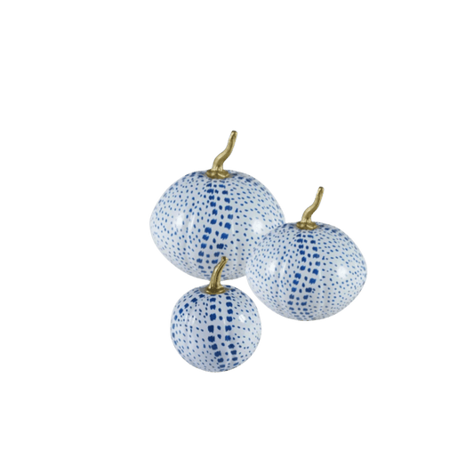 White Pumpkin with Blue Dot - Hosted by Kelly Gaudreau