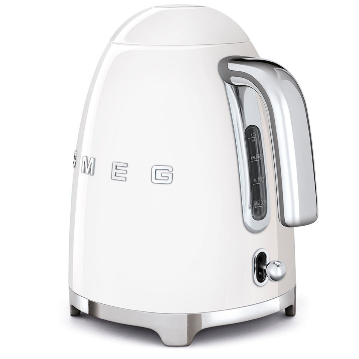 Retro-Style 7-Cup Electric Kettle - White