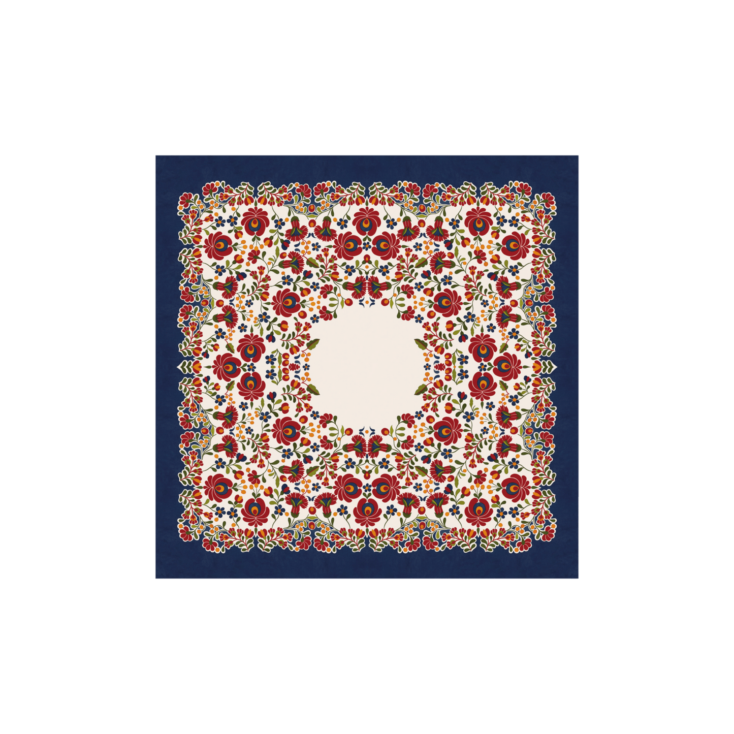 Windflower Placée Tablecloth in Bordeaux - Hosted by Kelly Gaudreau