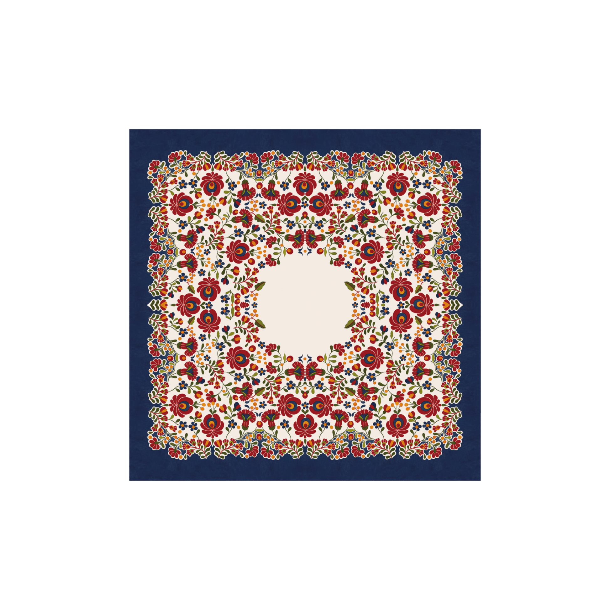 Windflower Placée Tablecloth in Bordeaux - Hosted by Kelly Gaudreau