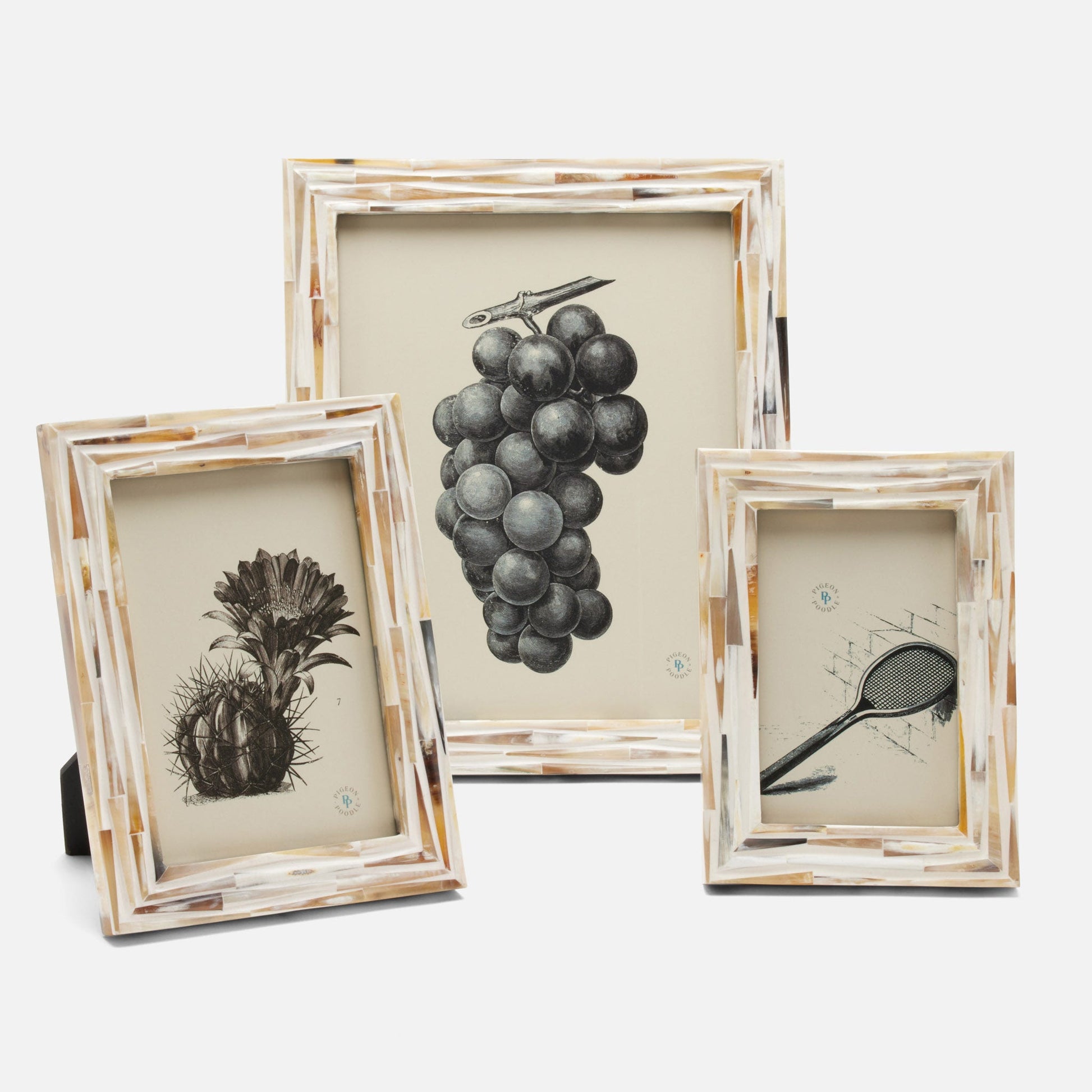 Winslow Collection Natural Horn Frame - Elegant & Timeless Home Decor