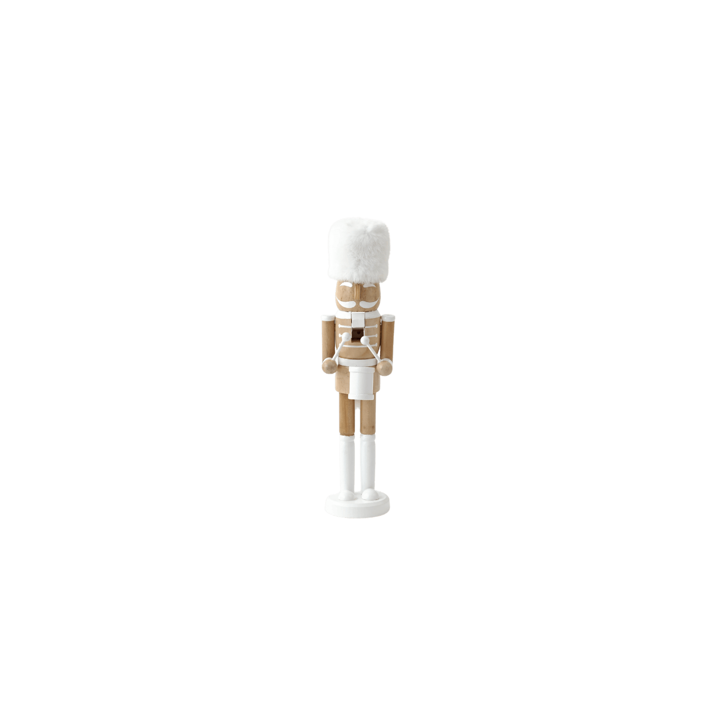 Wooden Nutcracker - White/Natural - Hosted by Kelly Gaudreau