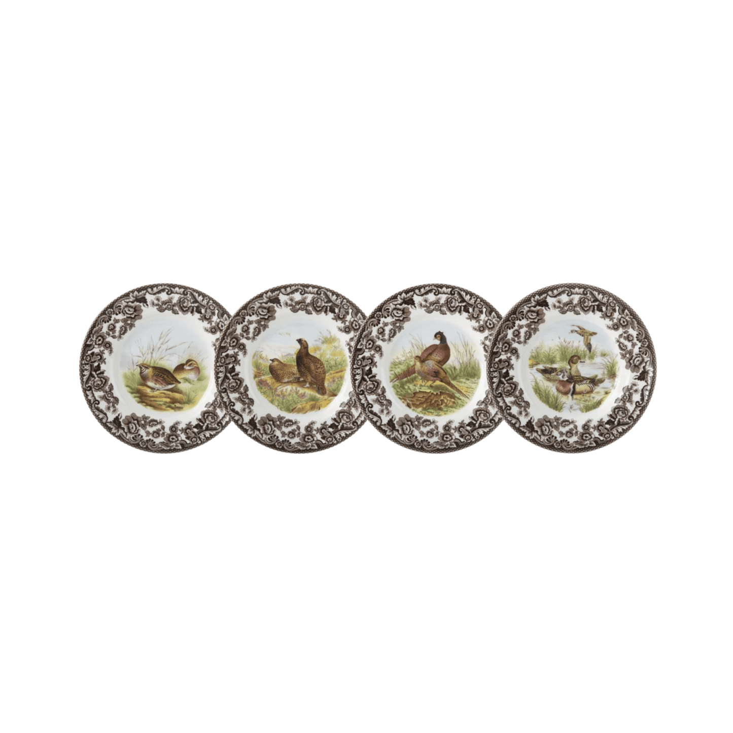Woodland Birds Canape Plates - Set of 4 - Hosted by Kelly Gaudreau