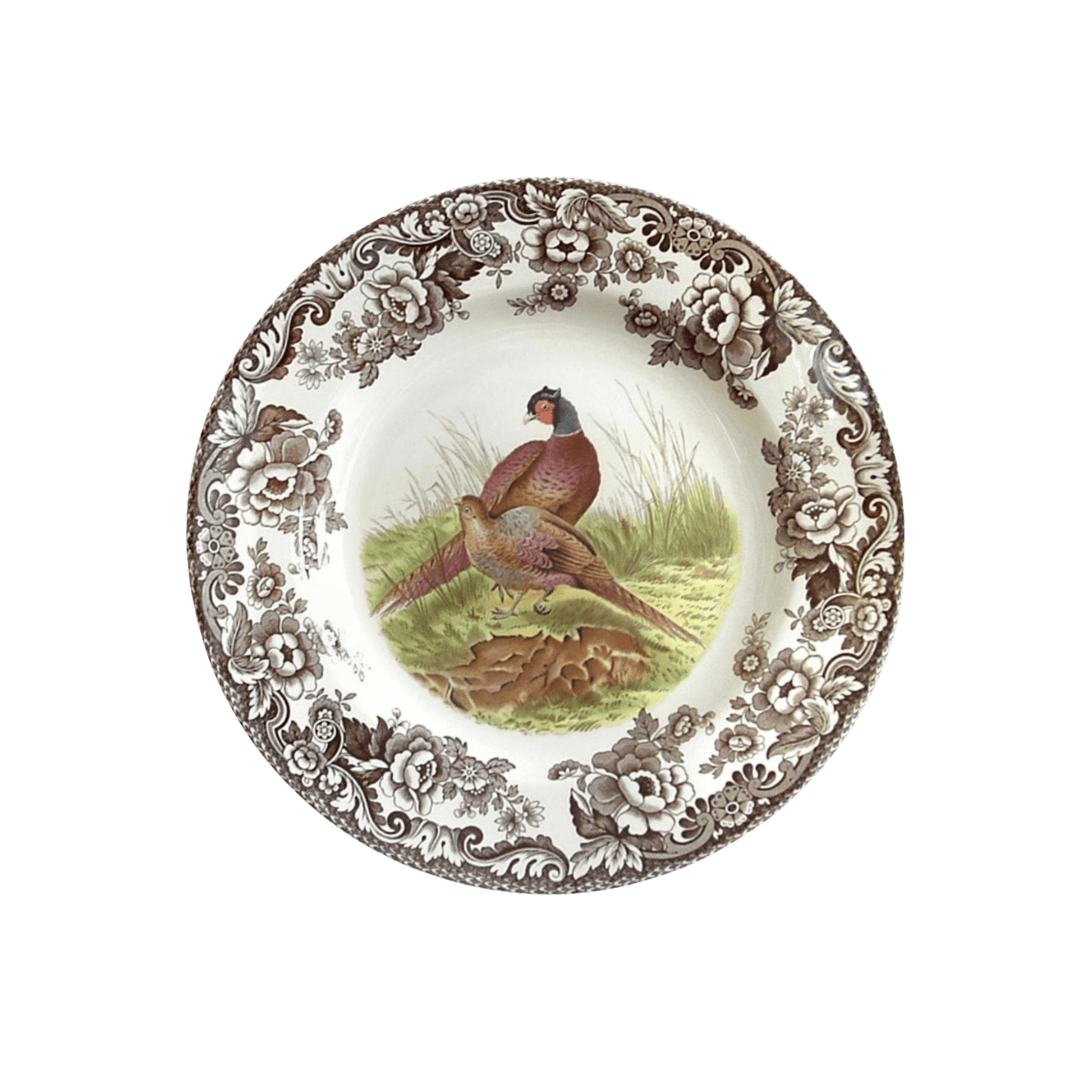 Woodland Pheasant Motif Dinner Plate - Hosted by Kelly Gaudreau