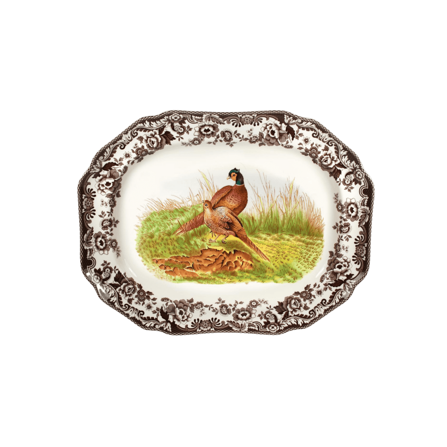 Woodland Pheasant Octagonal Platter - Hosted by Kelly Gaudreau