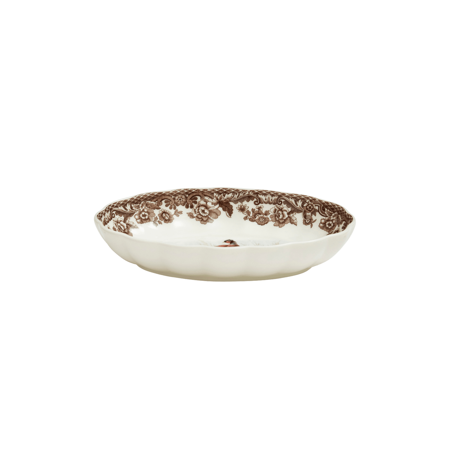 Woodland Pheasant Oval Fluted Dish - Hosted by Kelly Gaudreau