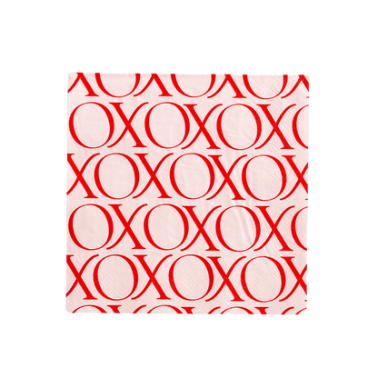 XO Large Napkins - Set of 20 - Hosted by Kelly Gaudreau