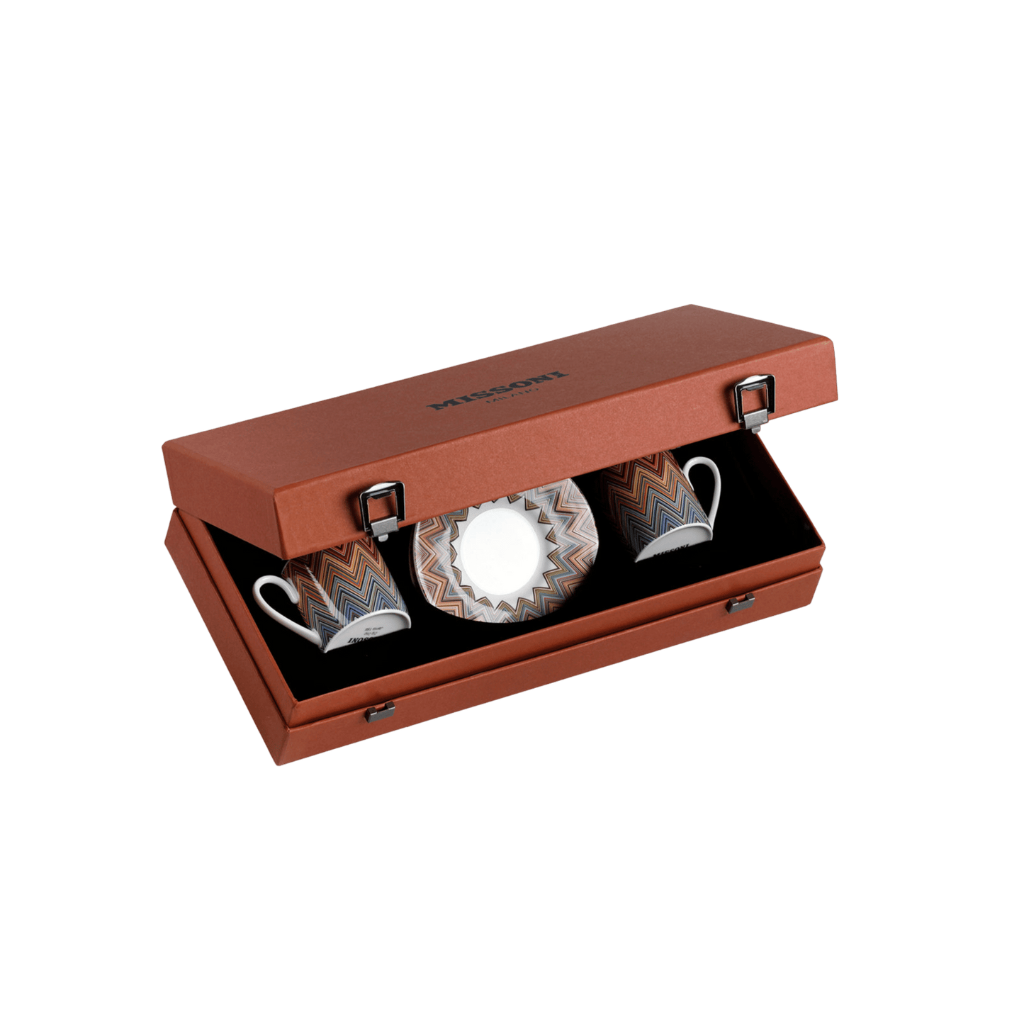 Zig Zag Set of 2 Tea Cups and Saucers Box Set - Hosted by Kelly Gaudreau